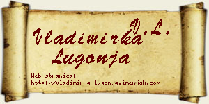 Vladimirka Lugonja vizit kartica
